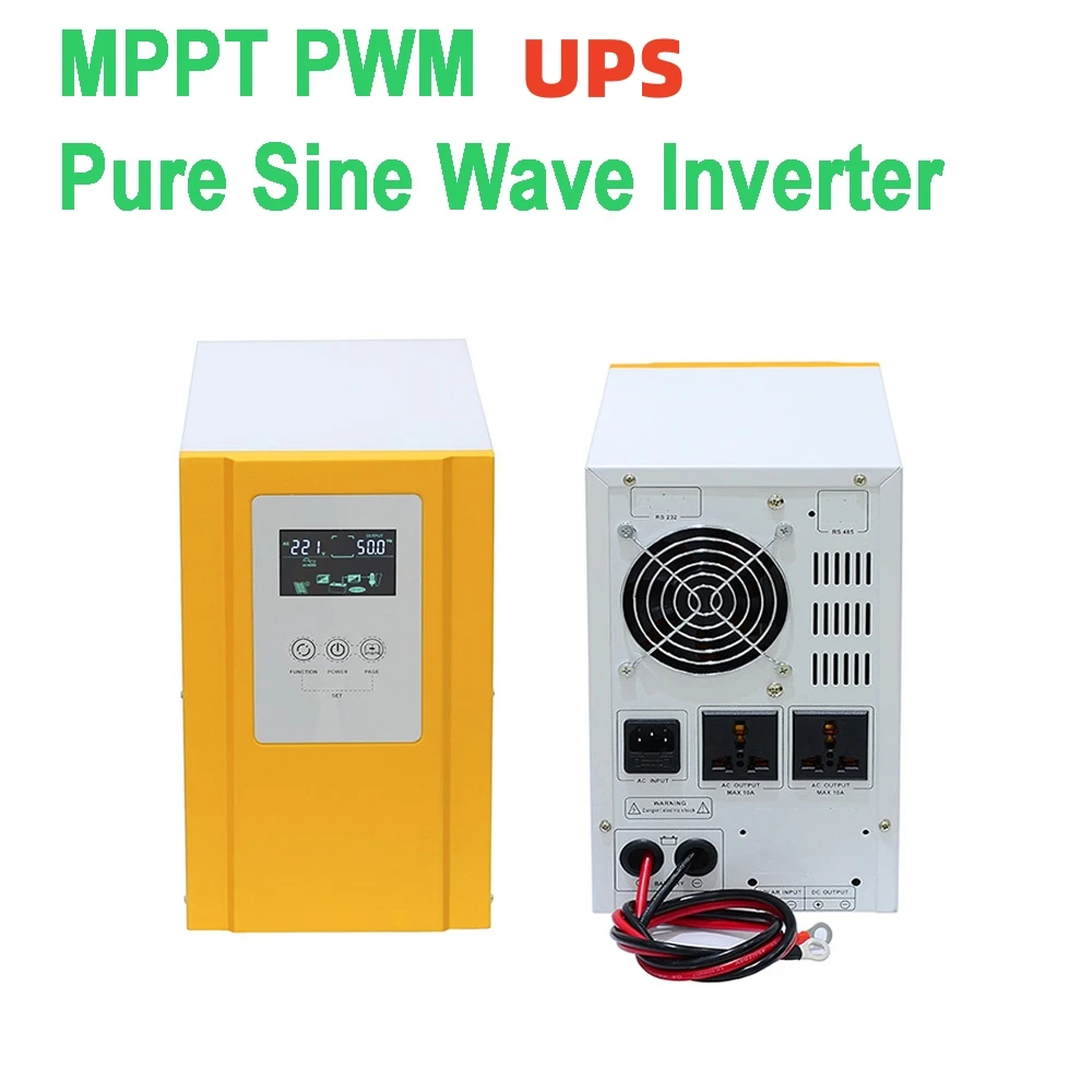 Ups Onda Sinusoidale Pura Gruppo Di Continuità Inverter Mppt Pwm Ac 12V A Dc 220V 500/700/1000/1500Va Accumulo Di Energia Inversor