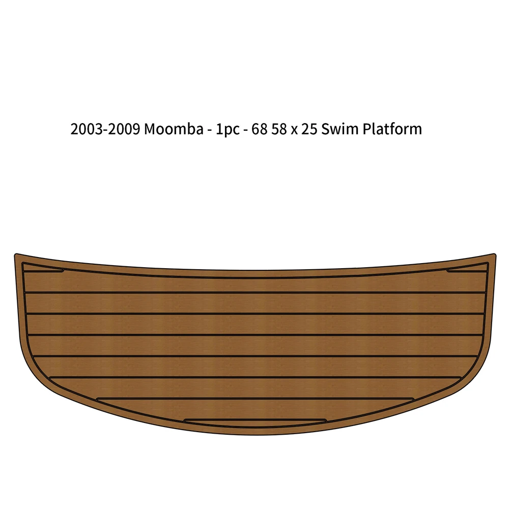 

2003-2009 Moomba-1pc-68 5/8x25, напольный коврик из пеноматериала EVA
