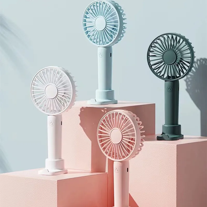 

USB Rechargeable Mini Fan Portable Hand Fan Outdoor Air Cooler Table Fan Office Mute Charging Handheld Ventilador