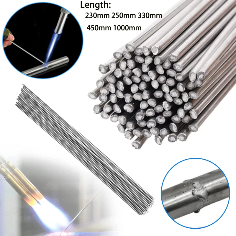 Low Temperature Easy Melt Aluminum Welding Rods Weld Bars Cored Wire  Rod Solder for Soldering Aluminum No Need Solder Powder