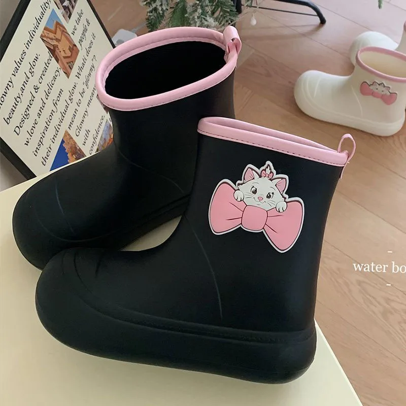 Kawaii Sanrio four-season universal rain boots for women outdoor non-slip waterproof eva fashion parent-child rain boots