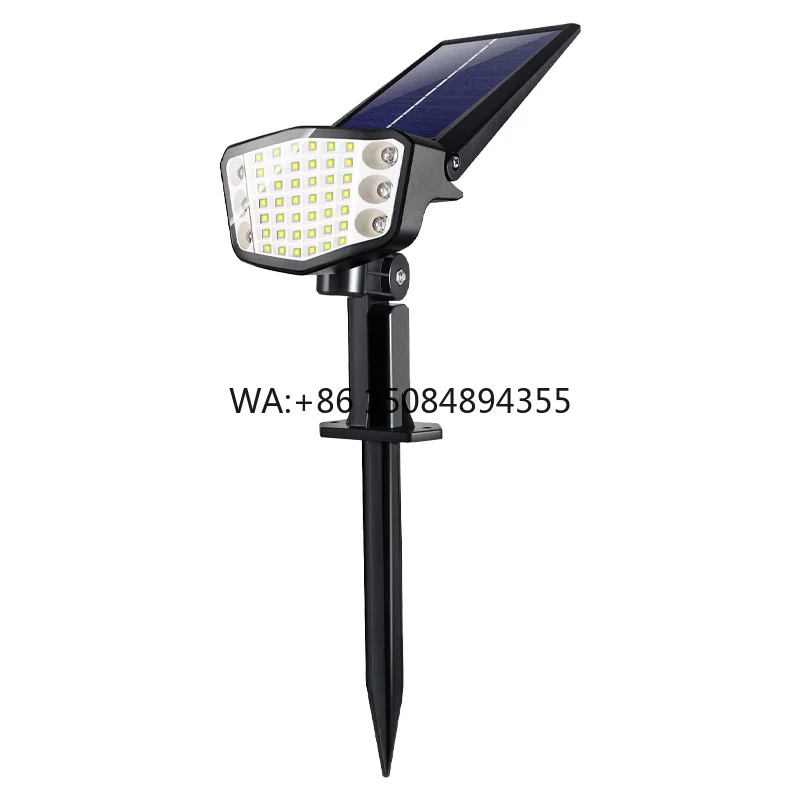 AuSilver 모던 IP65 방수 LED 벽등 태양광 야외 조경 정원 잔디밭 스..