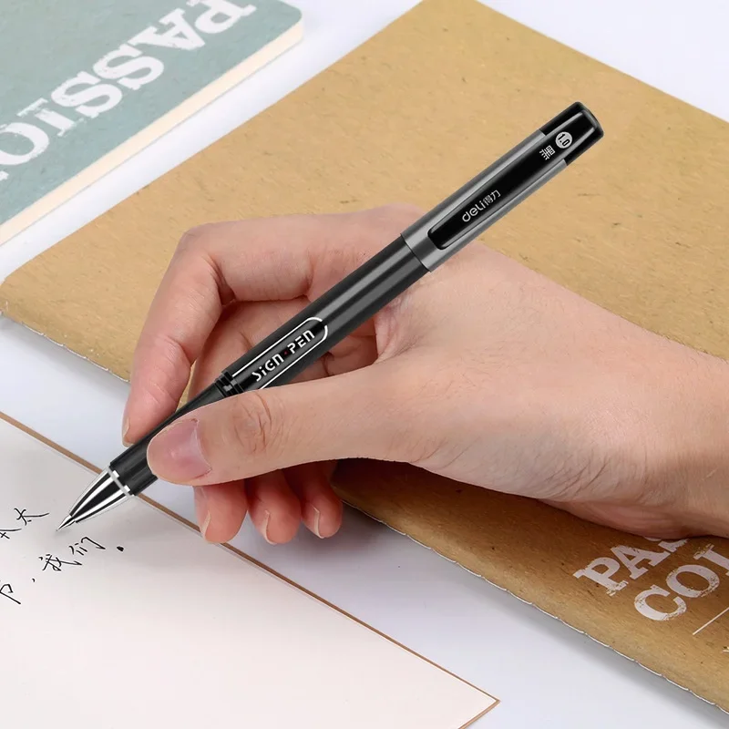 1PCS S73 Office Gel Pens 1.0mm Bold Carbon Water Pen Business Signature Pen Smooth Student 5