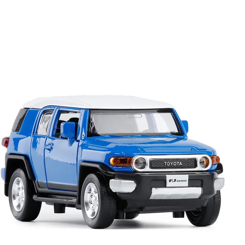 

1:32 Toyota FJ CRUISER SUV Model exquisite Children's Sound And Light Pull Back Toy Off-road Models free Shipping F58