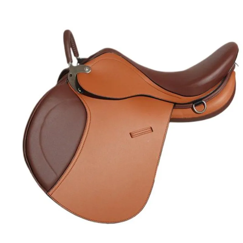 Armrest Full Set Comprehensive Novice Saddle for Tourists Microfiber Wear-Resistant Horse Harness Equestrian Saddle