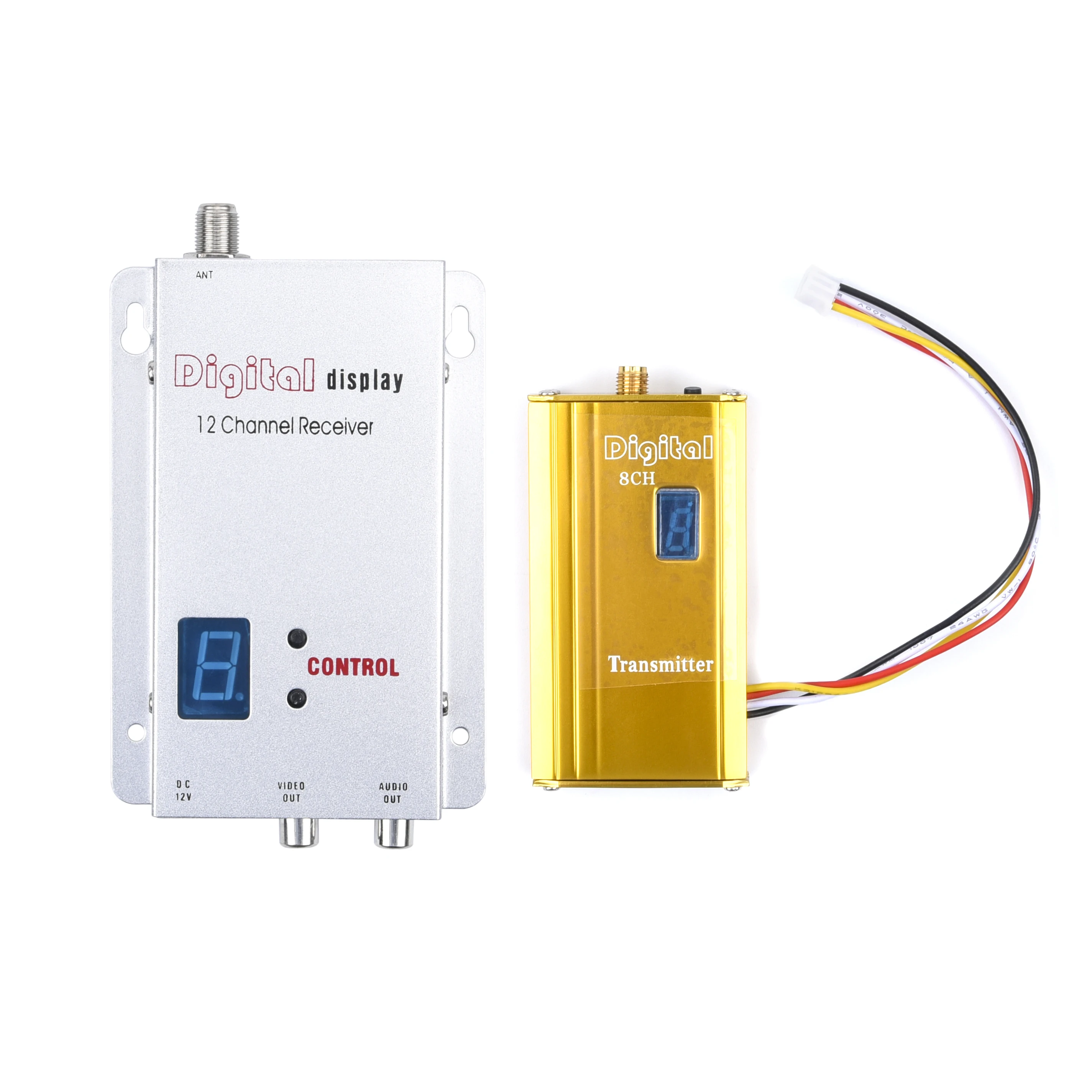 Récepteur audio vidéo sans fil 1.2GHz 8CH 1500mW pour kit FPV drone RC