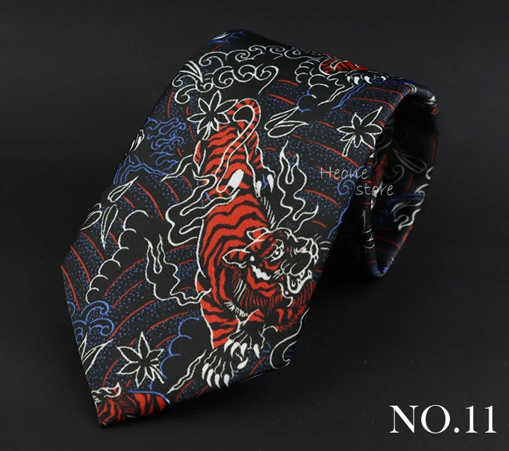 Herren-Krawatten aus Seide und Polyester, Vintage-Stil, floral, kariert, Jacquard, 8 cm, Krawatte, Künstler, Party, Hochzeit, Luxus, Anzug, Hemd, Krawattenzubehör – Detail 11