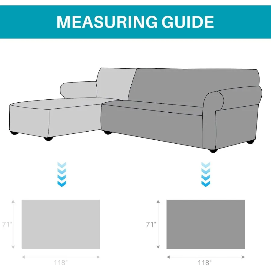 Boho Chenille Couch Cover Blanket for L Shape Sectional Sofa 2 Pcs Slipcover 1Triangle Plaid Sofa Chic Geometric Furniture P