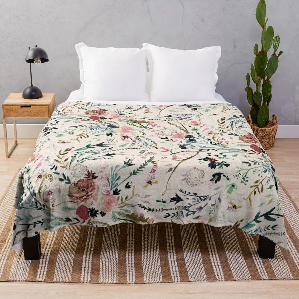 

Fable Floral Throw Blanket cosplay anime Furry Blankets Custom Blanket