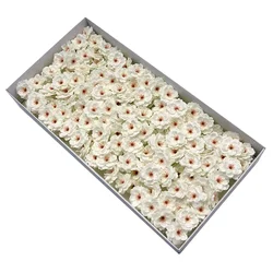 Exquisite Cherry Blossom Silk Flowers for Elegant Wedding Decor, Set of 25 (WHITE)