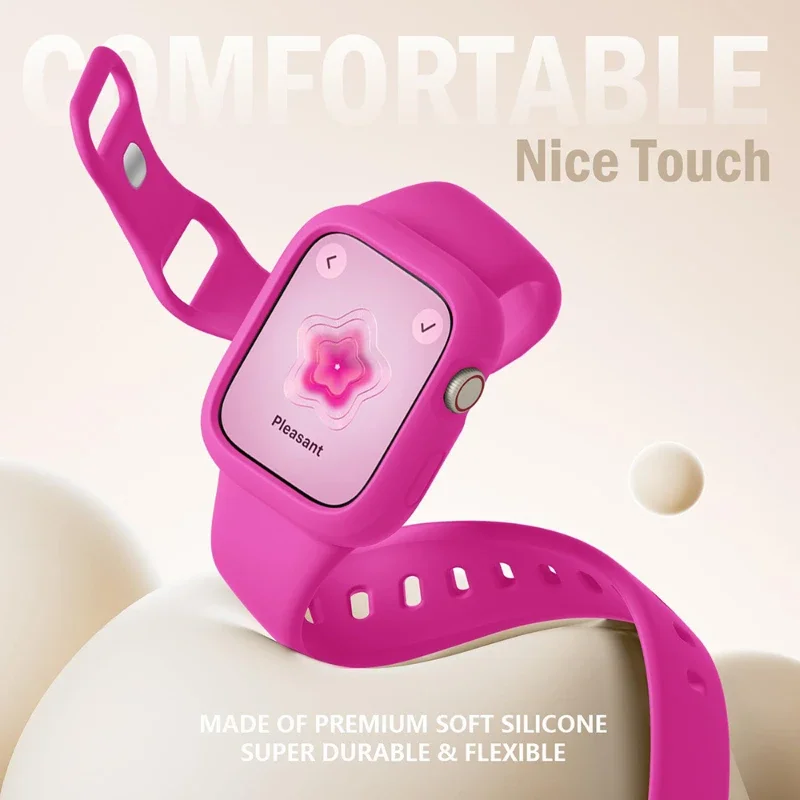 Premium Silicone Band with Soft Case and Bumper Protector