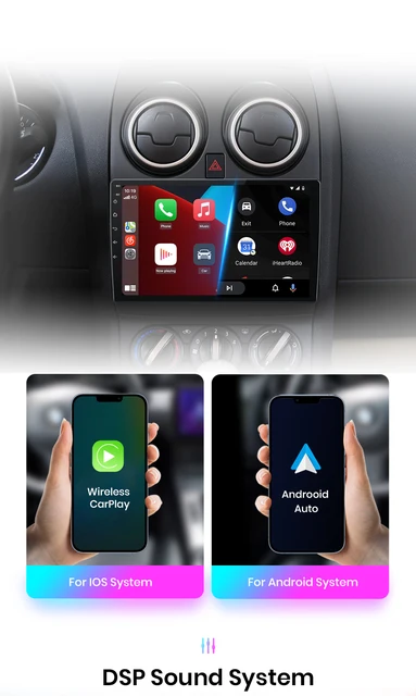Autoradio Android 15 Per Nissan Qashqai J10 2006-2016 - 9'' Touchscreen, CarPlay, Android Auto, DSP - Foto 5