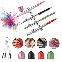 K5 Airbrush Nails Art Kit Paint Crafts Portable Nails Air Brush Gun Compressor for Nail Manicure Sprayer Replacement Accessories 1