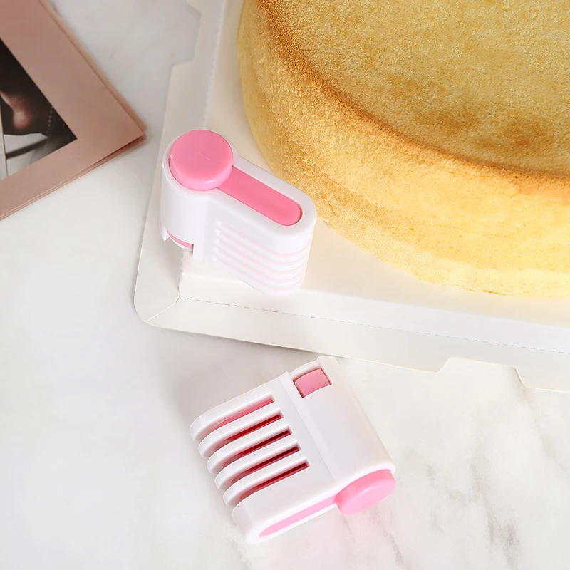 FAIS DU DIY Cake Straightener Slicer Adjustable Bread Knife 5 Layers For Bread Toast Cake Split Layering Kitchen Fixing Tool
