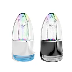 Mini Portable Colorful Lights Wireless Speaker Colorful Bluetooth Speaker RGB Light Game Speaker