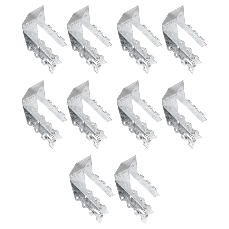 【Flash Sale】20Pcs 2X6 Joist Hanger,Gauge Double Shear Face Mount Joist Hanger,Hurricane Ties For Rafters Tie Brackets For Floor