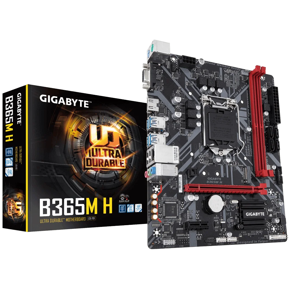 Nuova Scheda Madre Gigabyte Tuf B365M-H Lga1151 Ddr4Hdmi M.2 Matx
