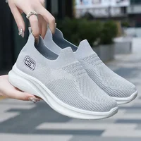 Spring and Summer Mesh Casual Women's Shoes Breathable and Light Sports Fashion Soft Sole Comfortable Walking Shoes 2
