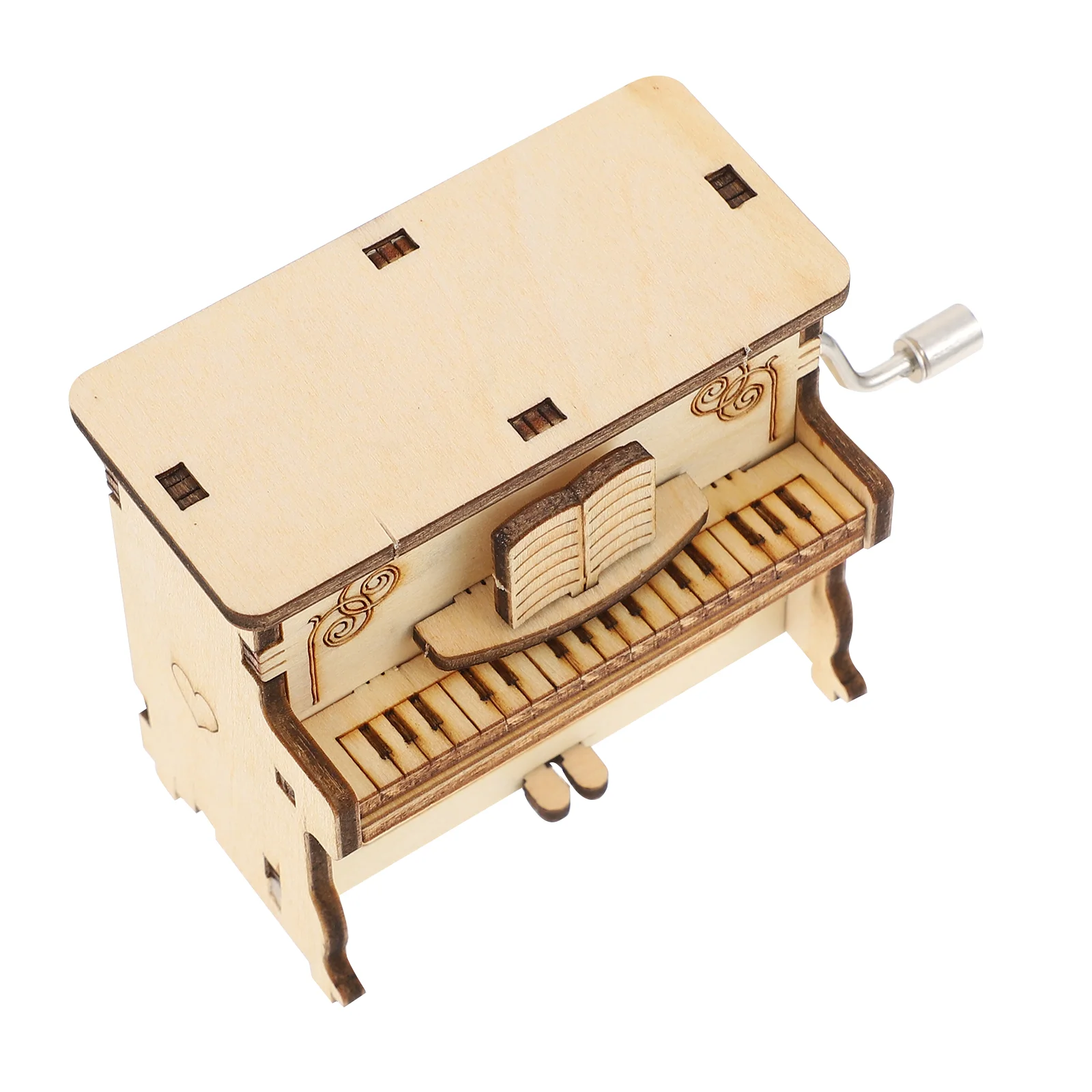 

Three-dimensional Piano Music Box Child Wooden Puzzle 3d Toy Educational Plaything