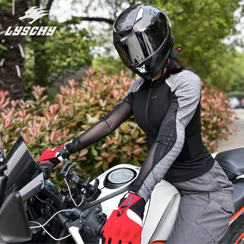 LYSCHY 오토바이 갑옷 재킷 남자 여자 여름 통기성 모토 크로스 바디 갑옷 레이싱 재킷 7Pcs 수호자 기어 모토 의류