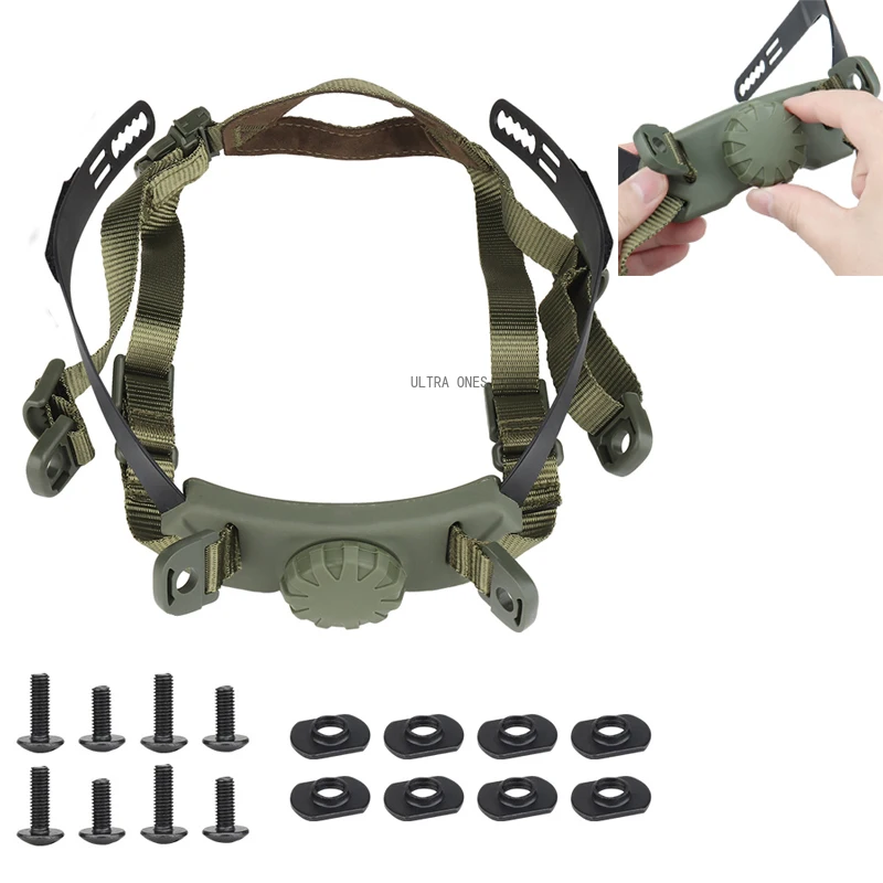 TacticalHelmetStrapAirsoftPaintballShootingHelmetInner