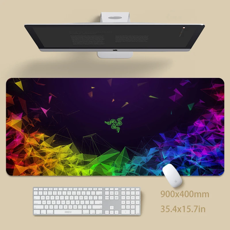 

Raze 80x30cm XXL Lock Edge Mousepads Large Gaming Mousepad Keyboard Mats Mouse Mat Beast Desk Pad For Gift Mouse Pads