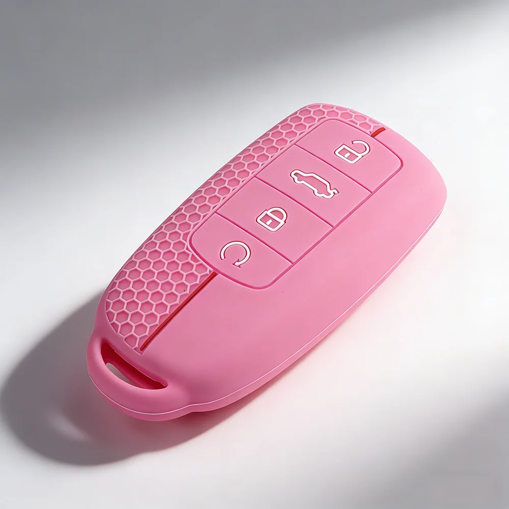 Silicone Car Keychain Accessory Holder and Key Cover Case