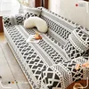 Adjustable Elastic Sofa Cover Armchair Protector Corner Large Leaves L Shape Stretch Slipcovers Couch Covers 1/2/3/4/5 Seaters 3
