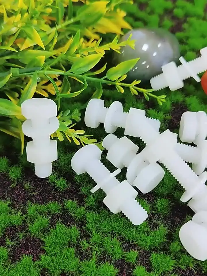 M3 M4 M5 M6 Set Di Rondelle Per Dadi Esagonali In Nylon Vite A Testa - Foto 2