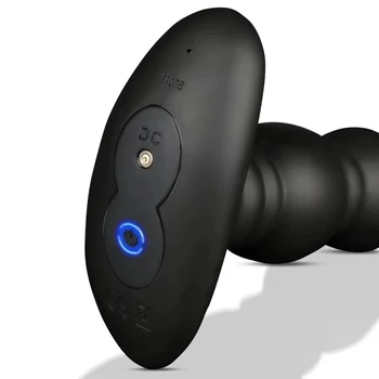 2022 New Electric Inflatable Butt Plug Male Prostate Massager Anus Dilator Remote Control Vibrating Anal Sex Toys For Men Women 5