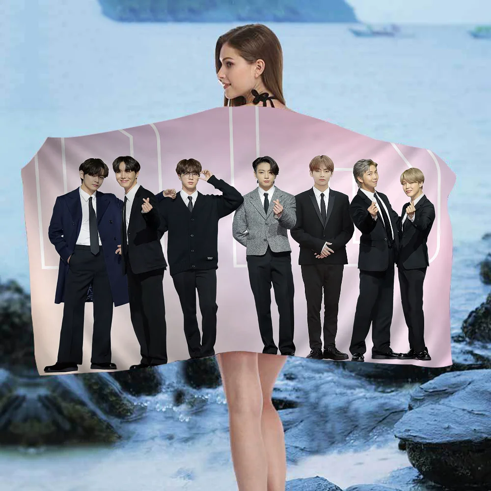 Dynamite Kpop Boys Big Microfiber Beach Towels Quick Dry Towel Sand Beach Towels Pool Towel For Travel Swim Pool Yoga