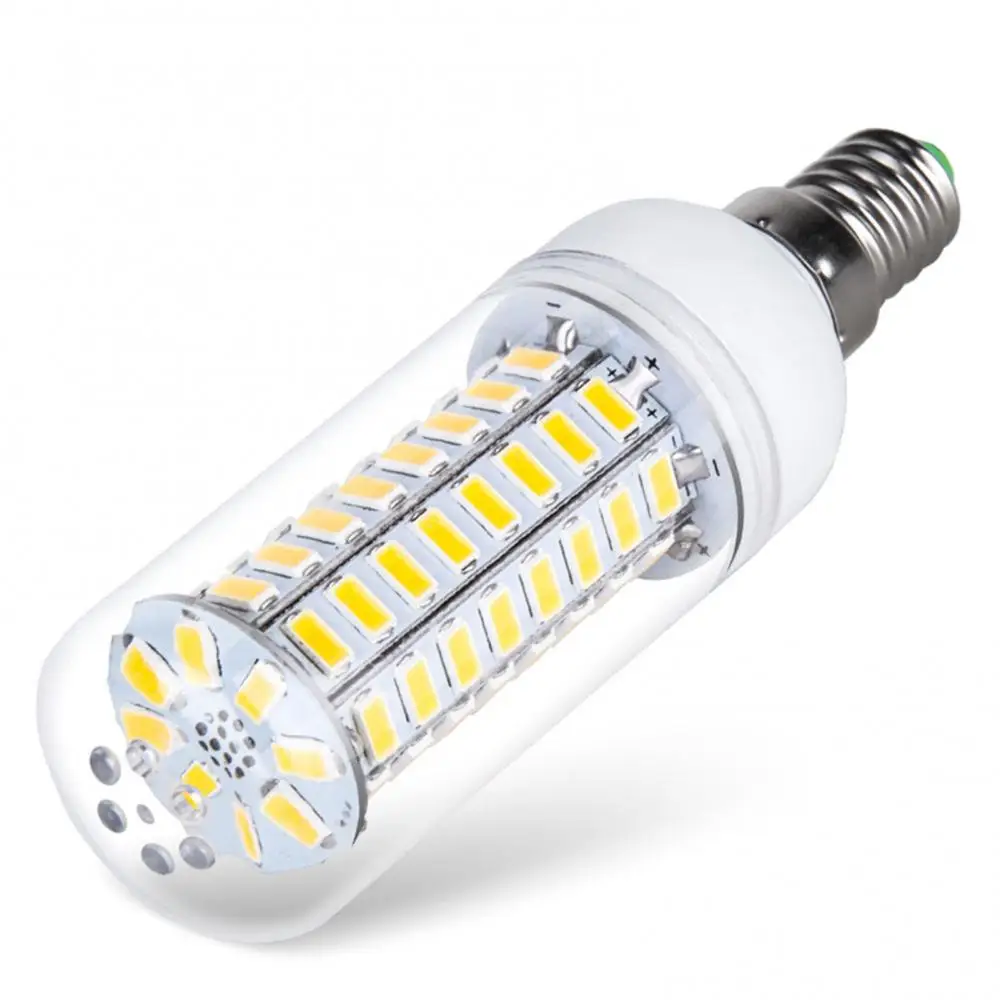 5730 Smd Rc 에너지 절약 LED 전구, 휴대용 콘 라이트, 깜박임 없는 샹들리에 전구, 따뜻하고 차가운 흰색