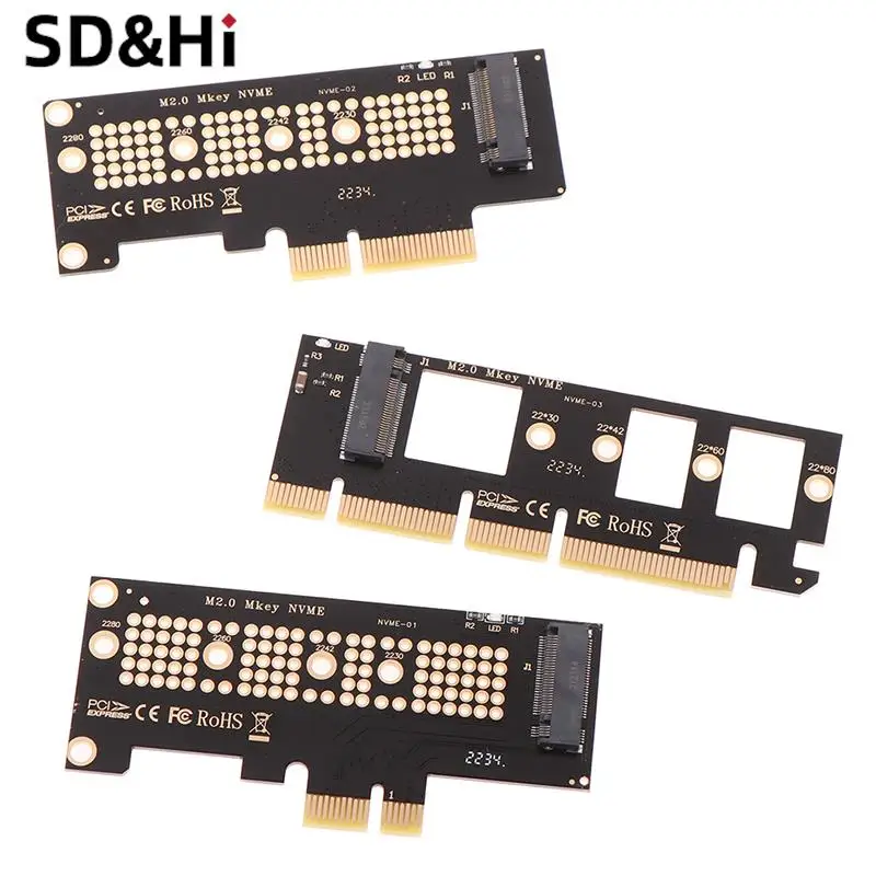 M.2 NVMe SSD NGFF-PCIE X16, X8, X4, X1 어댑터, M 인터페이스 카드 지원, PCI-e PCI 익스프레스 3.0 사이즈, M.2 M2 Pcie 어댑터