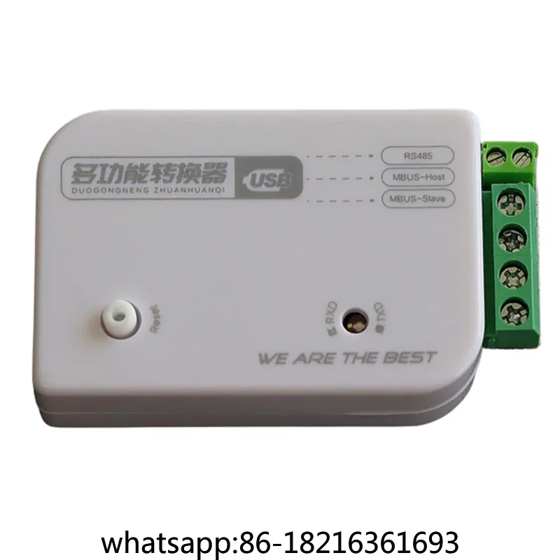 USB to MBUS master, MBUS slave, RS485, WIFI to M-BUS master, M-BUS from white