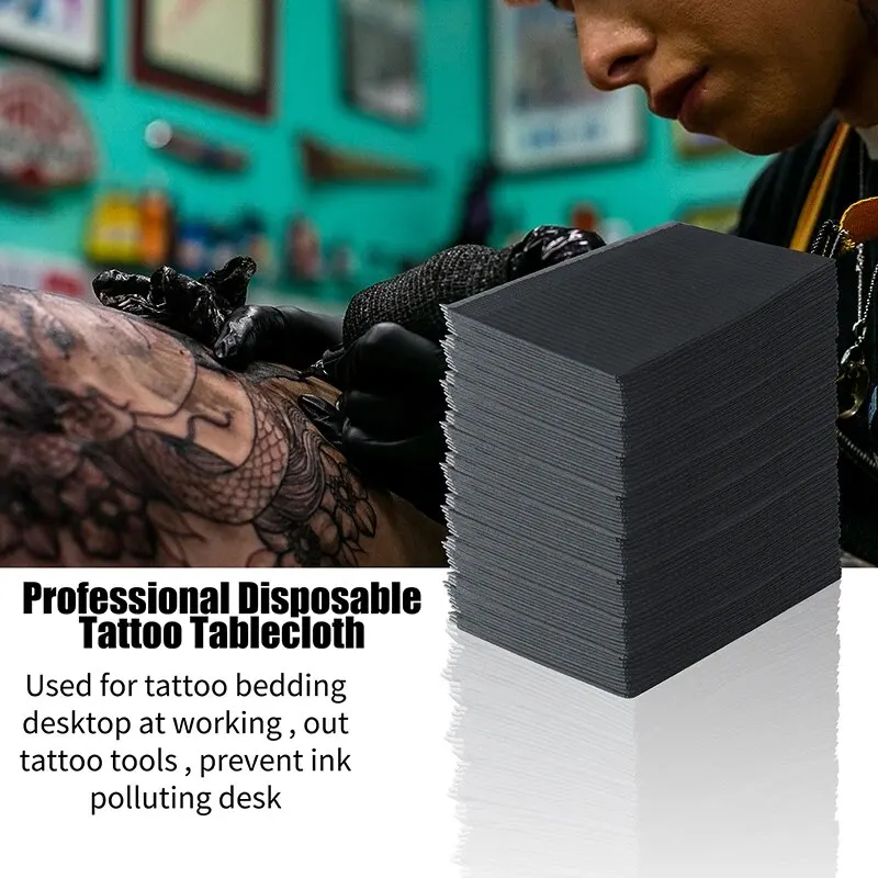 100pcs Disposable Waterproof Tattoo Clean Pad Tattoo Bibs Table Covers Clean Pad Patient Dental Napkins Tattoo Accessories 3