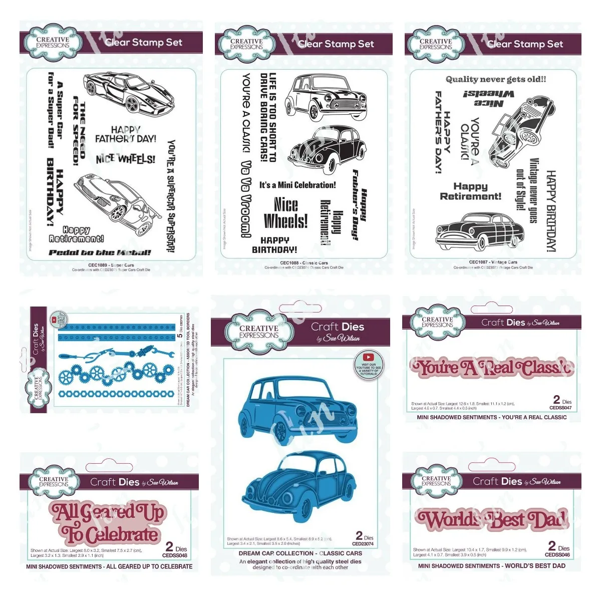 

Super Cars Craft Die Cutting Dies Clear Stamps Sets 2024 New for DIY Craft Making Greeting Card Scrapbooking Decoration