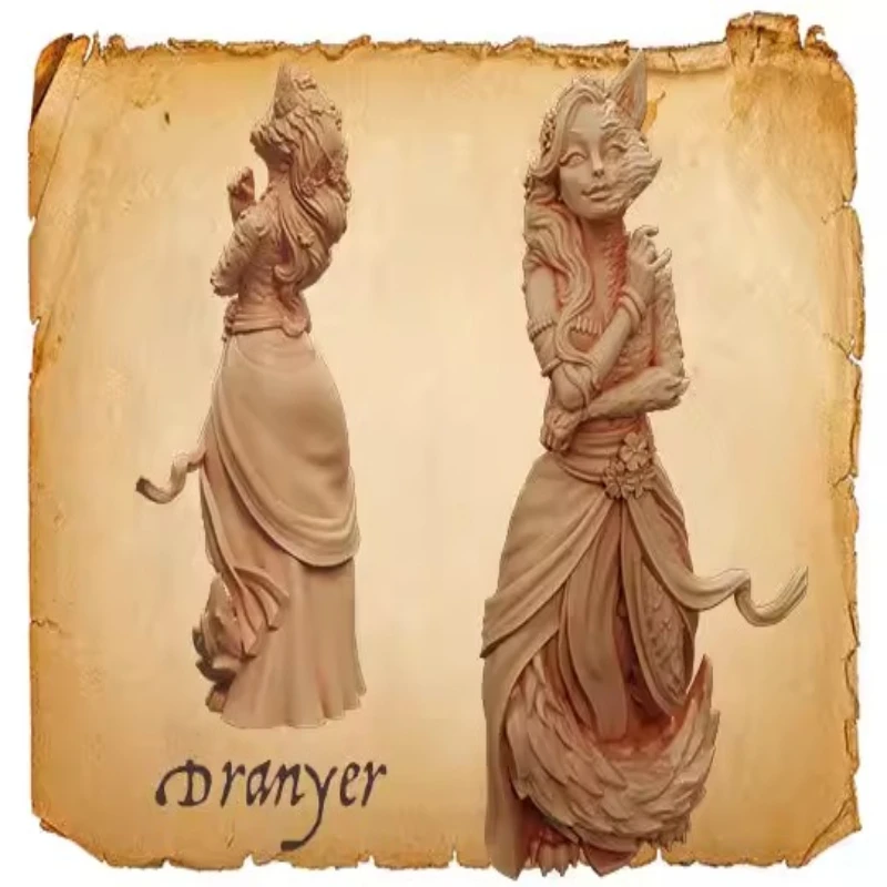 다이캐스트 레진 모델 조립 키트, GK, Wyrdwood 3자리, 도색되지 않음(베이스 포함)