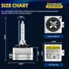 2Pcs Xenon HID D3S Headlights 6000K High Low Beam Bulbs Car Light Fit For Volvo S60 2011 2012 2013 2014 2015 2016 2017 2018 5