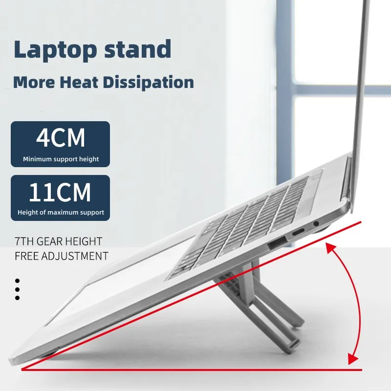 Portable Laptop Stand Foldable ABS Tablet Computer for Macbook Apple Air Pro Lenovo Samsung Bracket Universal Pad PC Holder