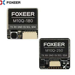 Foxeer Dual Protocol GPS Module with Built - in Compass and Ceramic Antenna for RC Airplanes and FPV Long Range (M10Q 120 GPS)