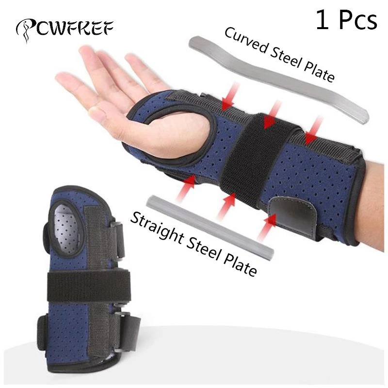 Férula de muñeca para túnel soporte de muñeca para artritis, Tendonitis, sueño nocturno con almohadilla de cojín de Palma, mano derecha e izquierda, ud.|Abrazaderas y soportes| - AliExpress