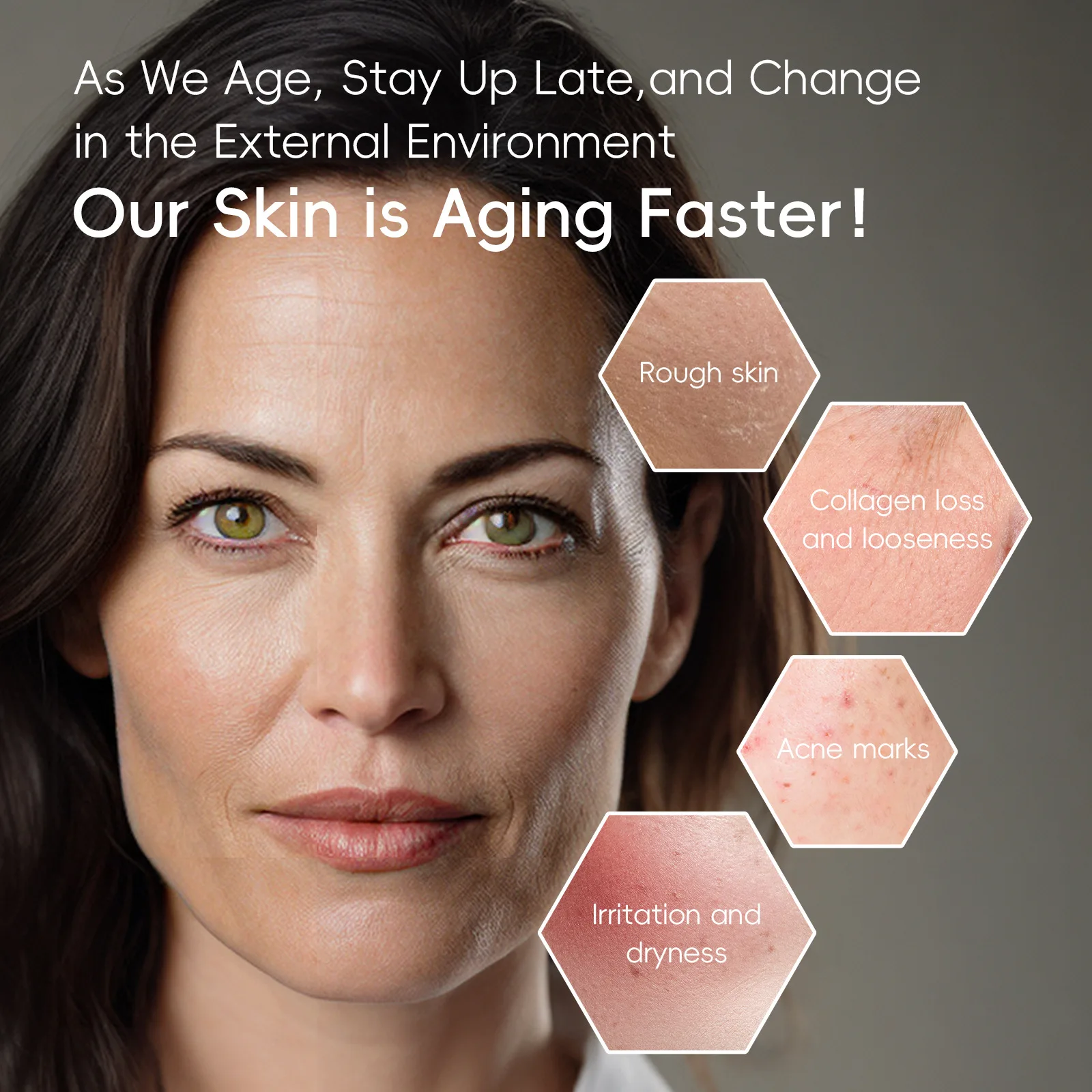 الكورية الحلزون Mucin الكولاجين قناع الوجه إزالة ا...