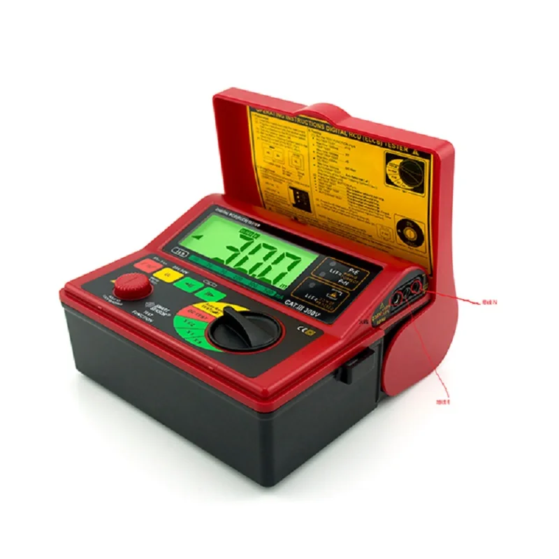 Nuovo Sensore Intelligente Professionale Ar5406 Tester Per Interruttore Di Dispersione Digital Rcd Elcb Tester Corrente Di Dispersione 10/20/30/200/30
