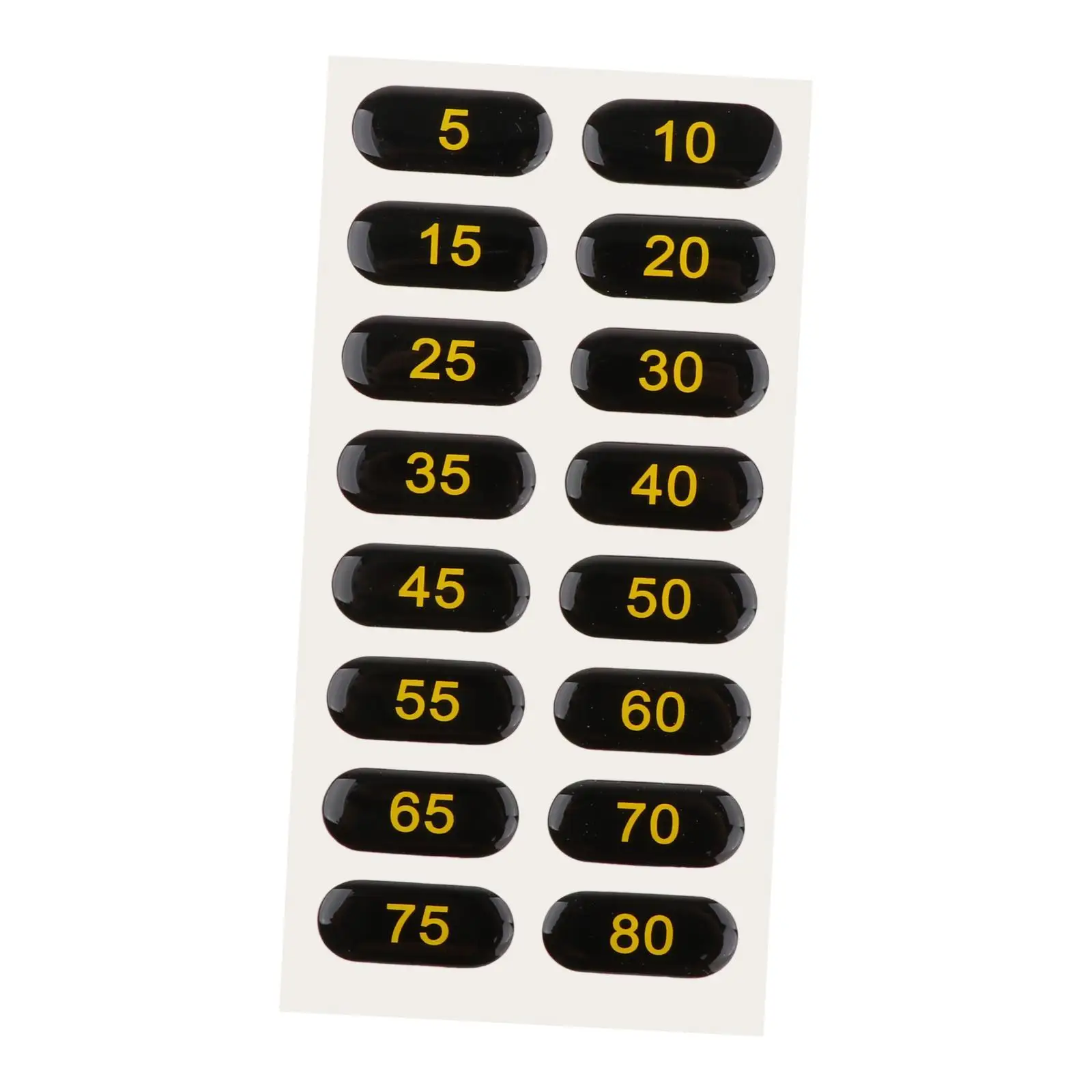 Weight Stack Labels Number Stickers for Fitness Equipment Gym Sporting Goods