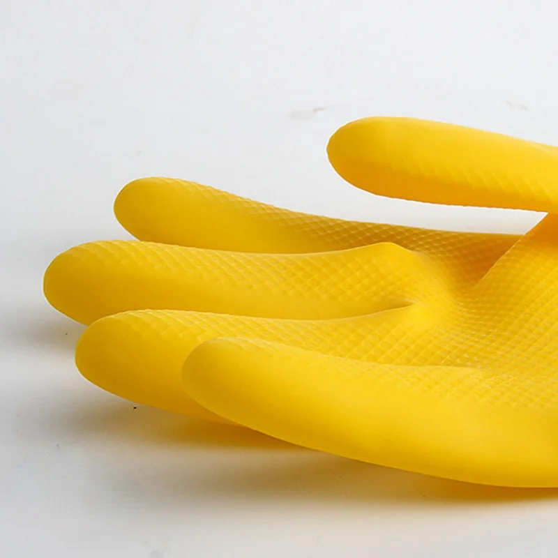 Waterproof Gloves Rubber Gloves Thicken Beef Tendon Rubber Handcoat Latex Wear-resistant Washing Dishes Housework Washing Clothes Car Waterproof Gloves