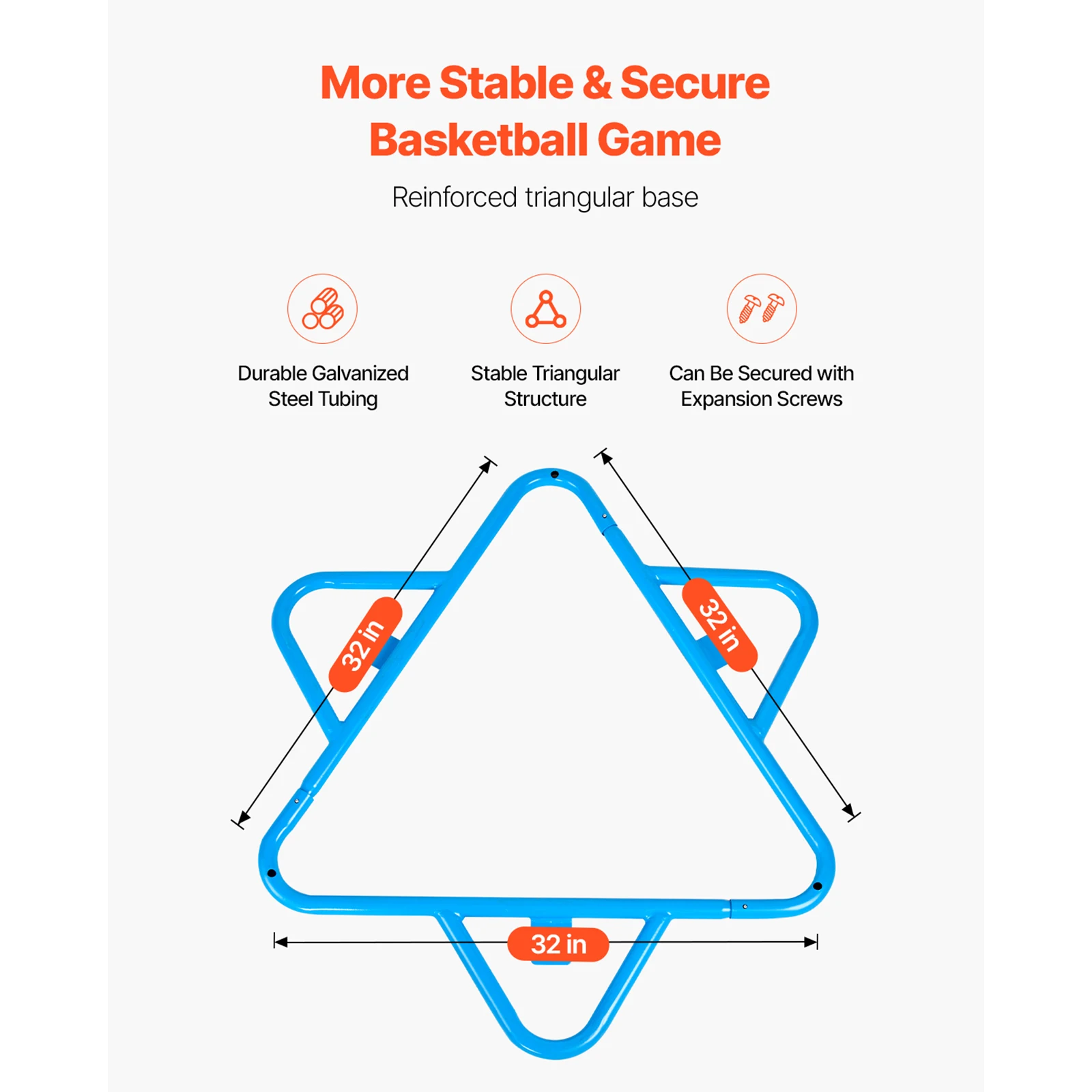 SucceBuy 4-Hoop Kids Basketball Hoop Stand with Adjustable Heights & 3 Balls for Boys Girls Indoor Outdoor Basketball Sport Toys
