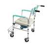 Shower Toilet ChairManual Patient Lift Transfer ChairMobile Nursing Disabled Toilet Chair 3