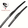 Three Stage Car Wiper Universal Mute Durable High Quality Multi Size Windshield Delicate Rubber Wiper Auto Parts 1PC 2