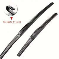 Three Stage Car Wiper Universal Mute Durable High Quality Multi Size Windshield Delicate Rubber Wiper Auto Parts 1PC 2