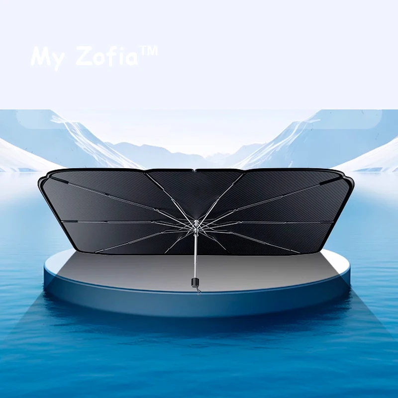 For JETOUR T2 Shanhai T2 Traveller Car Windshield Sunshade Retractable Umbrella Front Heat Insulation Accessories